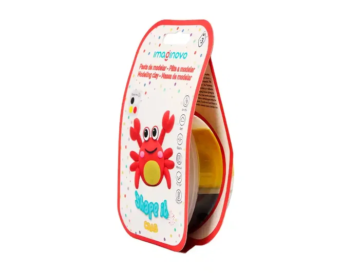 Imaginovo Set de Pasta para Modelar Colores Surtidos con Instrucciones Cangrejo