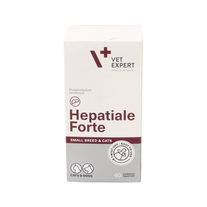 Vet Expert Hepatiale Forte Small Breed 40 Cápsulas Blandas