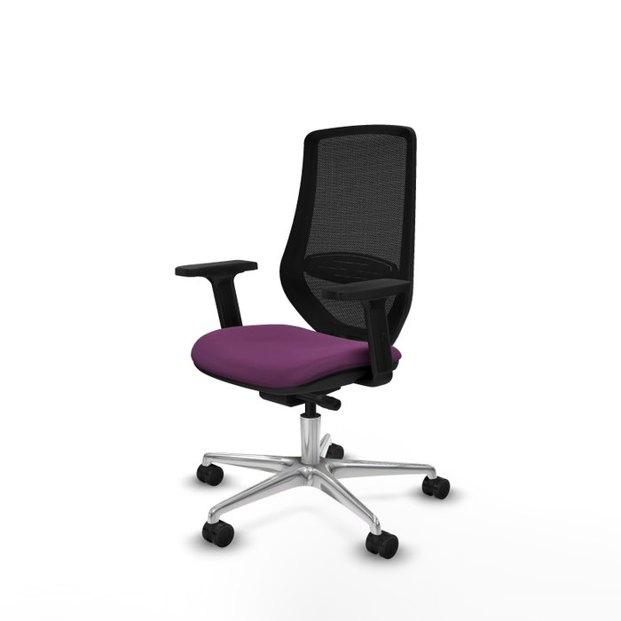 PIQUERAS Y CRESPO Silla de oficina Mardos con mecanismo Sincro/Traslack Morado y Negro PIQUERAS Y CRESPO Silla de oficina Mardos con mecanismo Sincro/Traslack Morado y Negro