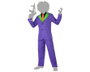 Disfraz Payaso Malvado Halloween Hombre Adulto Violeta y Verde M-L
