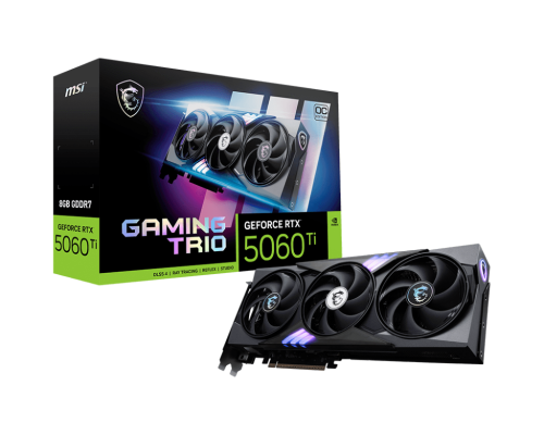 MSI GeForce RTX 5060 Ti 8G GAMING TRIO OC 8GB GDDR7 MSI GeForce RTX 5060 Ti 8G GAMING TRIO OC 8GB GDDR7