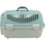 Trixie Capri 1 Transportín para Gatos y Perros Pequeños, Talla XS, 32 x 31 x 48 cm, Gris Claro / Salvia