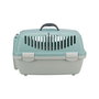 Trixie Capri 1 Transportín para Gatos y Perros Pequeños, Talla XS, 32 x 31 x 48 cm, Gris Claro / Salvia