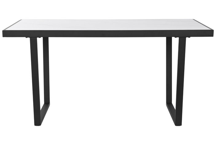 DKD Home Decor Mesa de Comedor de Metal y Cerámica Negro DKD Home Decor Mesa de Comedor de Metal y Cerámica Negro