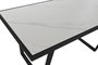 DKD Home Decor Mesa de Comedor de Metal y Cerámica Negro