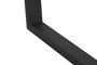 DKD Home Decor Mesa de Comedor de Metal y Cerámica Negro