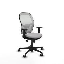 PIQUERAS Y CRESPO Silla de oficina Jorquera Gris claro y Blanco