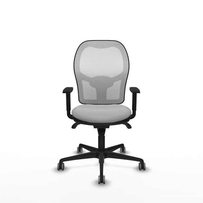 PIQUERAS Y CRESPO Silla de oficina Jorquera Gris claro y Blanco
