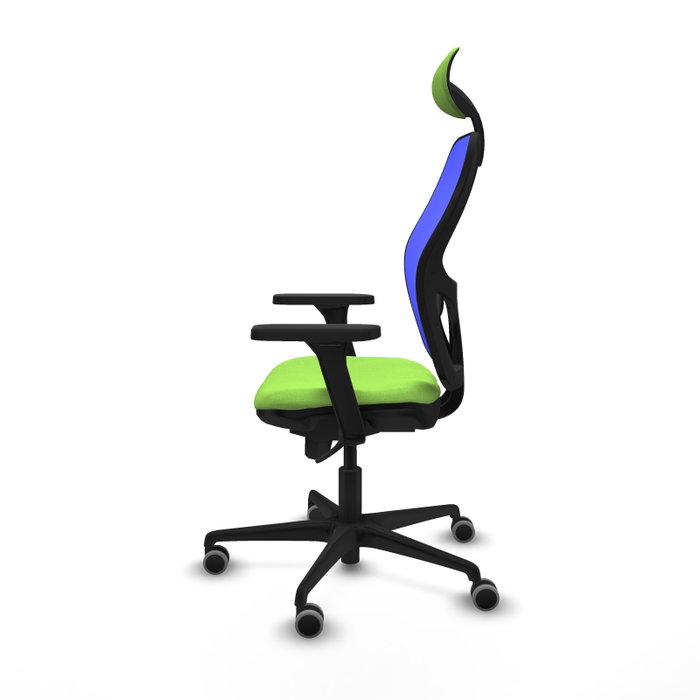 PIQUERAS Y CRESPO Silla de oficina Jorquera con mecanismo Sincro, Pistacho y Azul PIQUERAS Y CRESPO Silla de oficina Jorquera con mecanismo Sincro, Pistacho y Azul