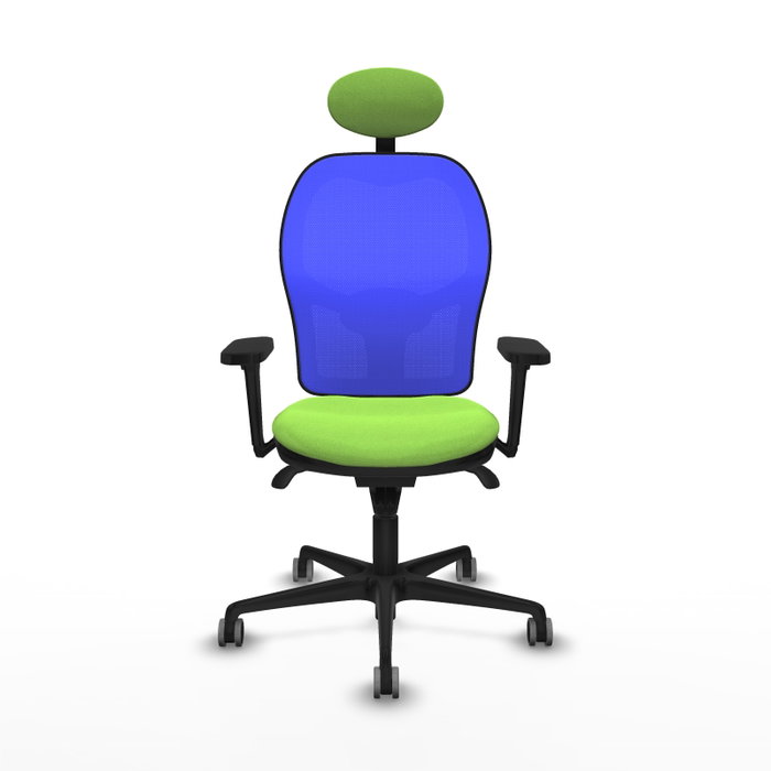 PIQUERAS Y CRESPO Silla de oficina Jorquera con mecanismo Sincro, Pistacho y Azul PIQUERAS Y CRESPO Silla de oficina Jorquera con mecanismo Sincro, Pistacho y Azul