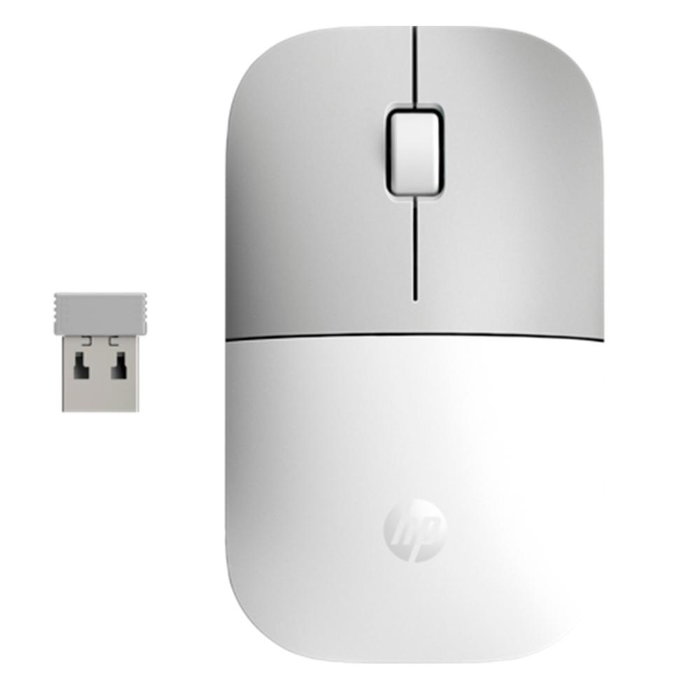 HP Z3700 Ratón Inalámbrico Compacto Color Blanco Cerámica - Receptor Nano USB Incluido, 101 x 60 mm, Ultra-Ligero HP Z3700 Ratón Inalámbrico Compacto Color Blanco Cerámica - Receptor Nano USB Incluido, 101 x 60 mm, Ultra-Ligero