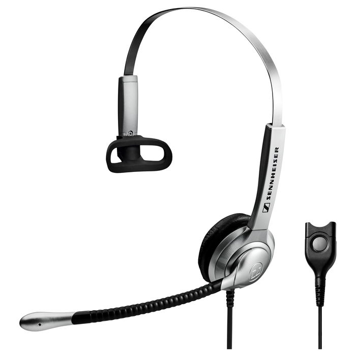 EPOS SH 335 Mono Wired OE Auricular Monoaural Cableado para Oficina/Centro de Llamadas, Color Plateado