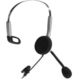 EPOS SH 335 Auriculares Monoaurales con Cable Plata