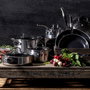 GreenPan Premiere Wok 30 cm Stainless Steel