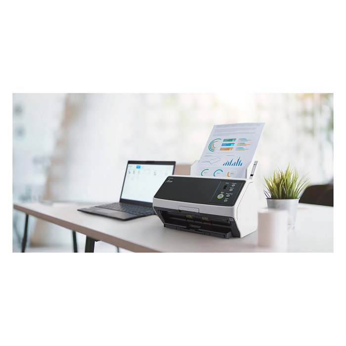Ricoh Document Scanner fi-8150 - 50 ppm ADF Duplex, USB 3.2, LAN, 600 x 600 DPI, Escáner de Alimentador Automático para A4