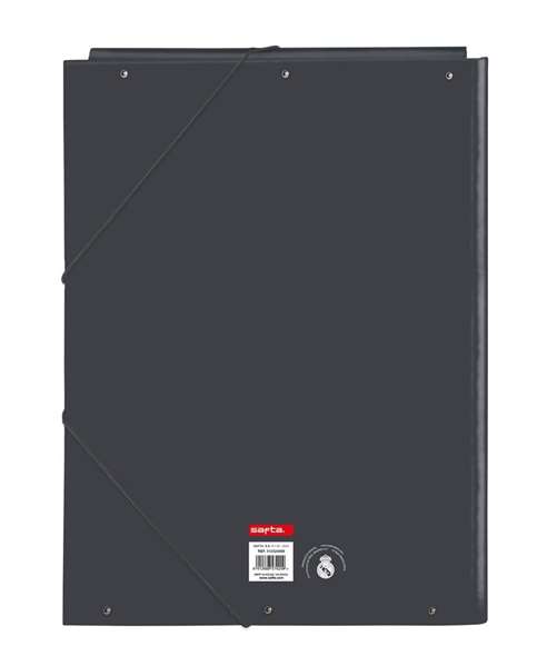 Safta Carpeta Folio 3 Solapas Real Madrid 3ª Equipación 24/25 26x33,5x2,5cm