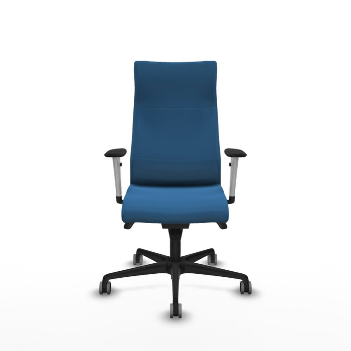 PIQUERAS Y CRESPO Sillón Albacete Azul claro con Mecanismo Sincro y Brazos 1D