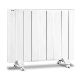 Haeger Thermal Smart Plus - Convector Eléctrico Interior 1500 W para Piso o Pared, Blanco, con Temporizador y Pantalla, IP24