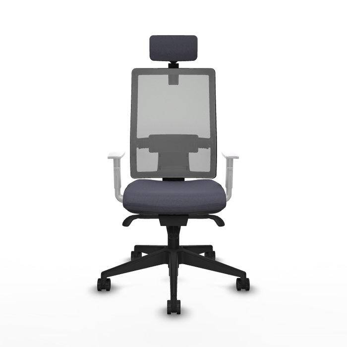 PIQUERAS Y CRESPO Silla de oficina Horna con mecanismo Sincro, Gris PIQUERAS Y CRESPO Silla de oficina Horna con mecanismo Sincro, Gris