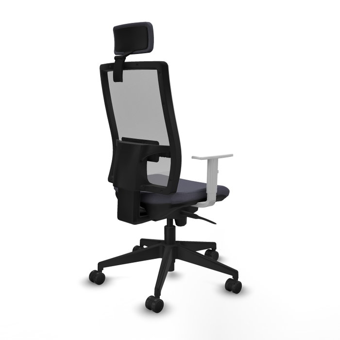 PIQUERAS Y CRESPO Silla de oficina Horna con mecanismo Sincro, Gris PIQUERAS Y CRESPO Silla de oficina Horna con mecanismo Sincro, Gris