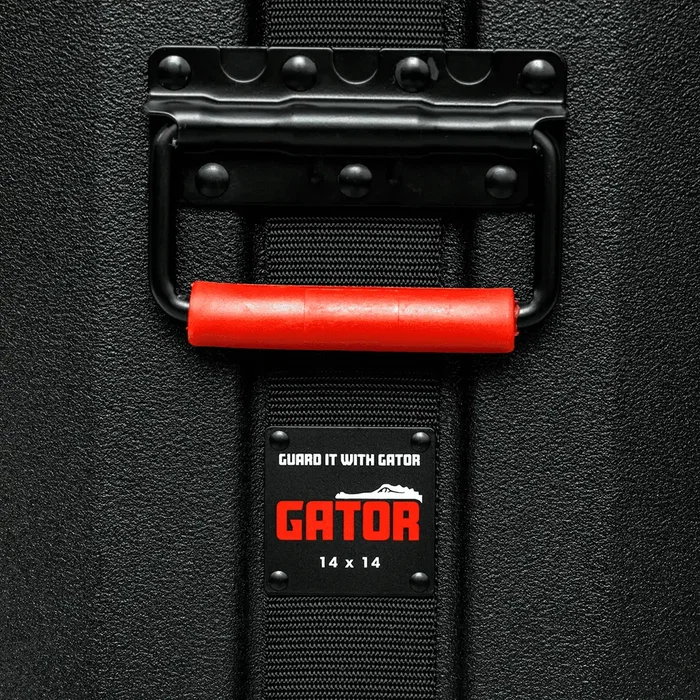 Gator Estuche Para Tom Base 14" X 14" Gator - Plástico Moldeado, Terciopelo Interior Gator Estuche Para Tom Base 14" X 14" Gator - Plástico Moldeado, Terciopelo Interior