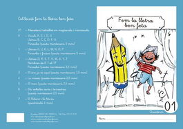 Cuaderno Rebost (Cat.) Fem La Lletra Ben Feta Minusculas Nº 01 (Set de 5)