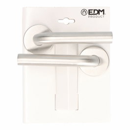 Edm Juego de roseta modelo 575 de acero inoxidable, ø53 mm