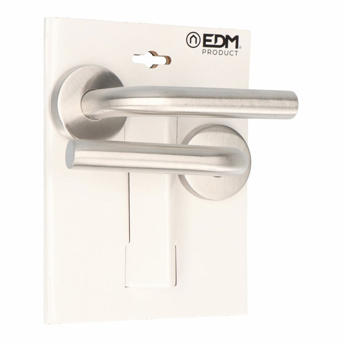 Edm Juego de roseta modelo 575 de acero inoxidable, ø53 mm