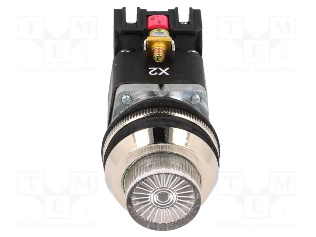 PROMET Interruptor de presión NEF30 30mm 24V Blanco NC + NA PROMET Interruptor de presión NEF30 30mm 24V Blanco NC + NA