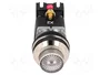 PROMET Interruptor de presión NEF30 30mm 24V Blanco NC + NA