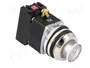 PROMET Interruptor de presión NEF30 30mm 24V Blanco NC + NA