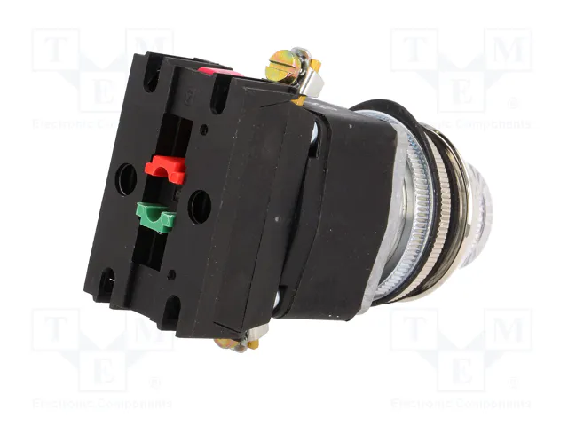 PROMET Interruptor de presión NEF30 30mm 24V Blanco NC + NA PROMET Interruptor de presión NEF30 30mm 24V Blanco NC + NA