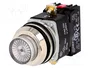 PROMET Interruptor de presión NEF30 30mm 24V Blanco NC + NA