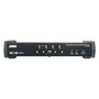 ATEN CS1924M KVM Switch DisplayPort 4K MST, 4 Puertos USB 3.0, Control para 4 Ordenadores, 4096x2160@60Hz, Incluye Cables