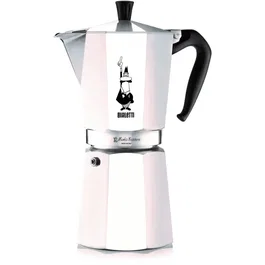 Bialetti Moka Express Cafetera Italiana, 12 Tazas (770 ml), Acero Inoxidable, Apta para Todo Tipo de Cocinas Excepto Inducción
