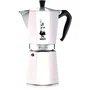 Bialetti Moka Express Cafetera Italiana, 12 Tazas (770 ml), Acero Inoxidable, Apta para Todo Tipo de Cocinas Excepto Inducción