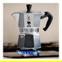 Bialetti Moka Express Cafetera Italiana, 12 Tazas (770 ml), Acero Inoxidable, Apta para Todo Tipo de Cocinas Excepto Inducción