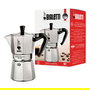 Bialetti Moka Express Cafetera Italiana, 12 Tazas (770 ml), Acero Inoxidable, Apta para Todo Tipo de Cocinas Excepto Inducción