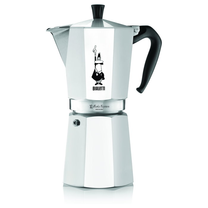Bialetti Moka Express Cafetera Italiana, 12 Tazas (770 ml), Acero Inoxidable, Apta para Todo Tipo de Cocinas Excepto Inducción Bialetti Moka Express Cafetera Italiana, 12 Tazas (770 ml), Acero Inoxidable, Apta para Todo Tipo de Cocinas Excepto Inducción