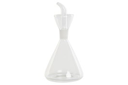 DKD Home Decor Aceitera de Borosilicato Transparente 250ml