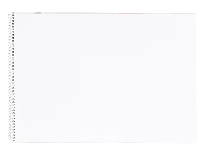 Liderpapel Bloc Dibujo Artístico Espiral 230x325mm 20 Hojas 130g/m2 Papel Blanco Microperforado