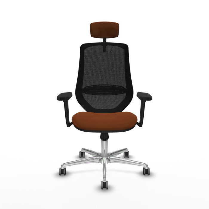 PIQUERAS Y CRESPO Silla de oficina Mardos con Mecanismo Sincro Marrón y Negro PIQUERAS Y CRESPO Silla de oficina Mardos con Mecanismo Sincro Marrón y Negro