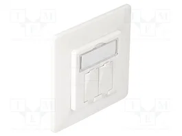 DeLOCK 86219 Keystone Anschlussdose 2 Port compacto RJ-45 Blanco