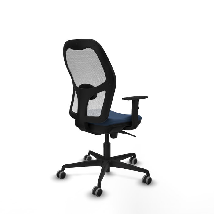 PIQUERAS Y CRESPO Silla de oficina Jorquera Azul Marino y Blanco