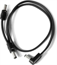 EBS Cable Alimentación Flat Conexión Paralelo Negro DC1-48 90/0 48cm