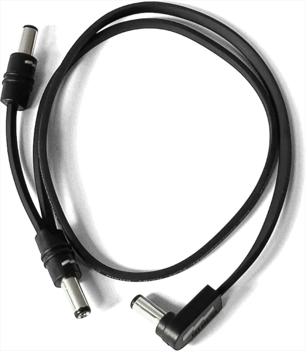 EBS Cable Alimentación Flat Conexión Paralelo Negro DC1-48 90/0 48cm