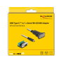 DeLOCK Adaptador USB 2.0 Tipo-C™ a RS-422/485 con bloque de terminales de 6 pines, 2 m
