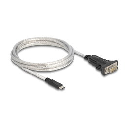 DeLOCK Adaptador USB 2.0 Tipo-C™ a RS-422/485 con bloque de terminales de 6 pines, 2 m
