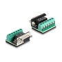 DeLOCK Adaptador USB 2.0 Tipo-C™ a RS-422/485 con bloque de terminales de 6 pines, 2 m