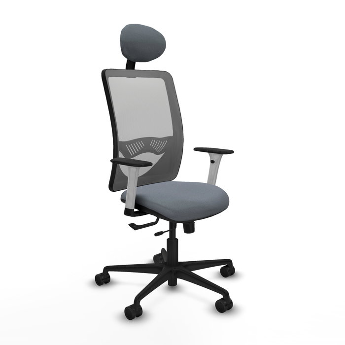 PIQUERAS Y CRESPO Silla de oficina Zulema Gris con mecanismo Sincro/Traslack PIQUERAS Y CRESPO Silla de oficina Zulema Gris con mecanismo Sincro/Traslack